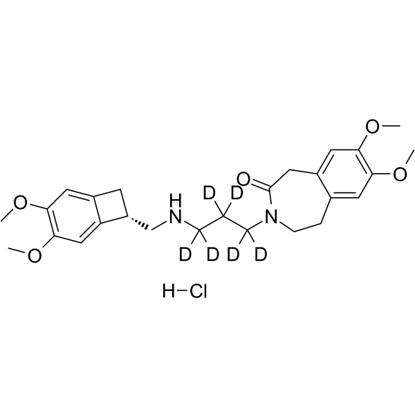N-Demethy Ivabradine D6 hydrochloride(Synonyms: S-18982 D6 hydrochloride)