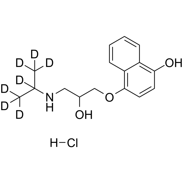 4-Hydroxypropranolol-d7 hydrochloride(Synonyms: (±)-4-Hydroxy Propranolol-d7 hydrochloride)