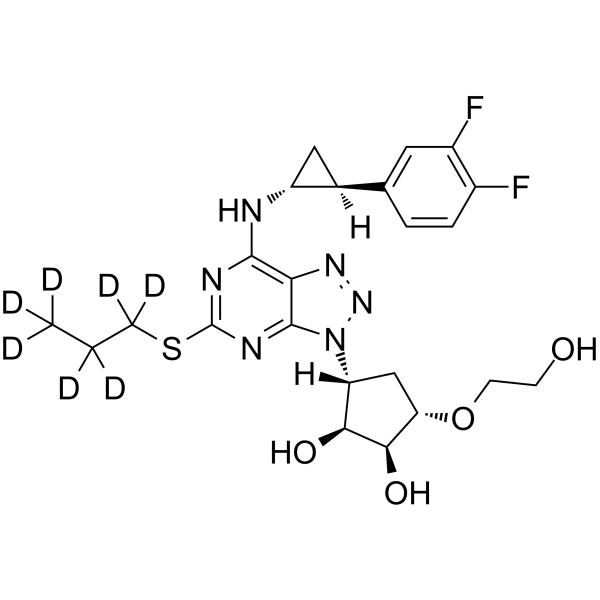 Ticagrelor-d7(Synonyms: 替卡格雷 d7)