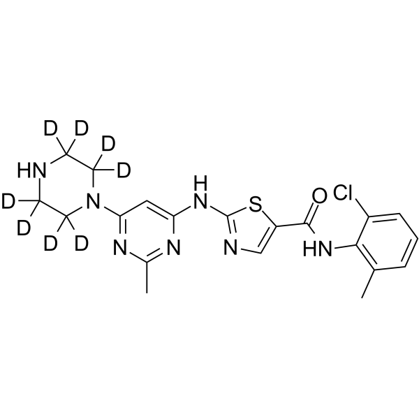 N-Deshydroxyethyl Dasatinib-d8