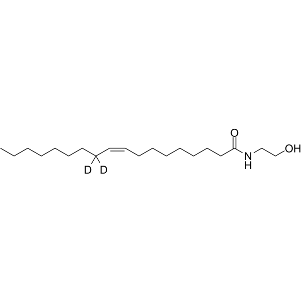 Oleoylethanolamide-d2(Synonyms: N-Oleoylethanolamide-d2;  Oleamide MEA-d2;  Oleic acid monoethanolamide-d2)