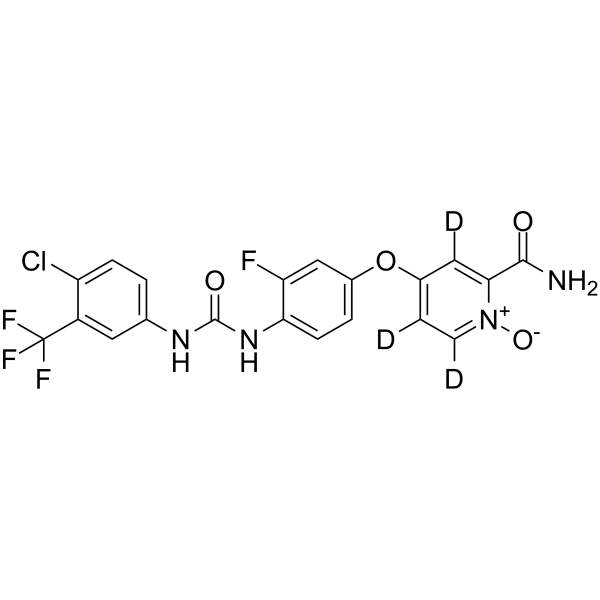 Regorafenib N-oxide and N-desmethyl (M5)-d3
