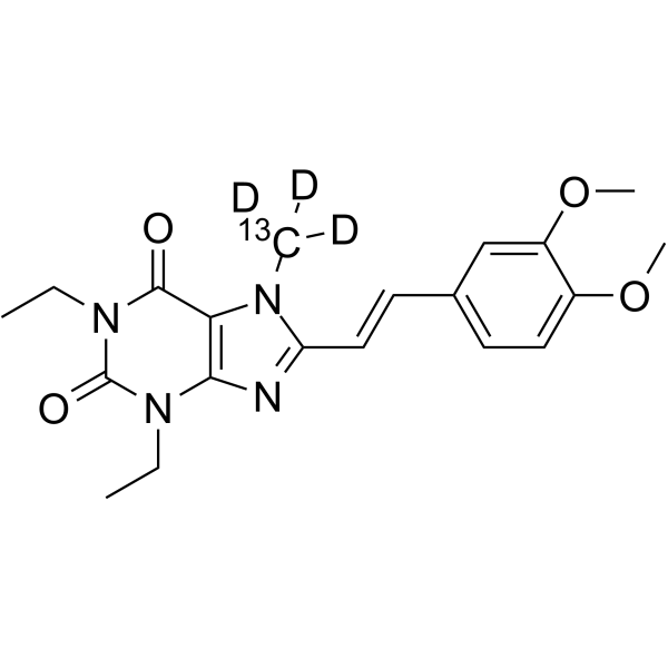 Istradefylline-13C,d3(Synonyms: KW-6002-13C,d3)