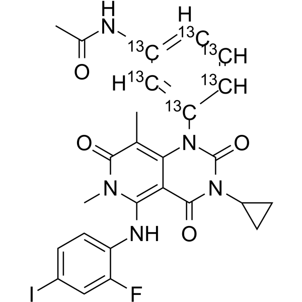 Trametinib-13C6(Synonyms: 曲美替尼 13C6)