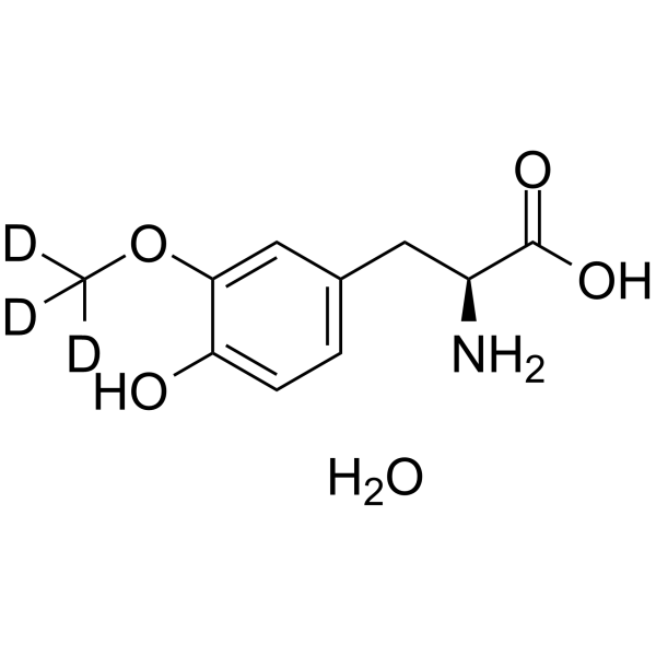 3-O-Methyldopa-d3 hydrate(Synonyms: 3-Methoxy-L-tyrosine-d3 hydrate; 3-O-Methyl-L-DOPA-d3 hydrate)