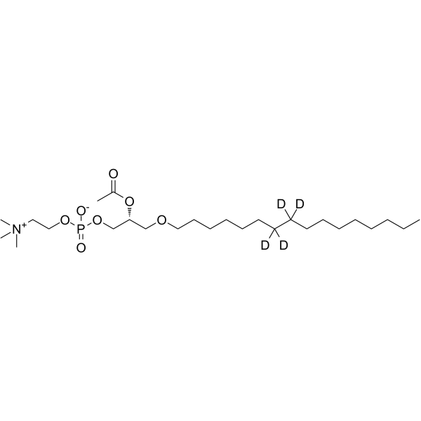 1-Palmityl-2-O-acetyl-3-glyceryl phosphorylcholine-d4(Synonyms: PAF C-16-d4)