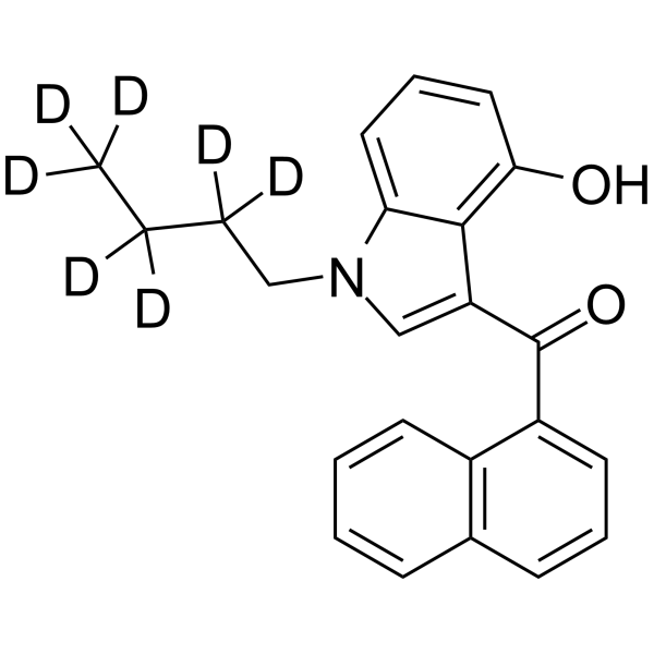 JWH 073 4-hydroxyindole metabolite-d7