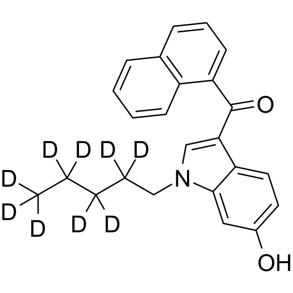 JWH 018 6-hydroxyindole metabolite-d9