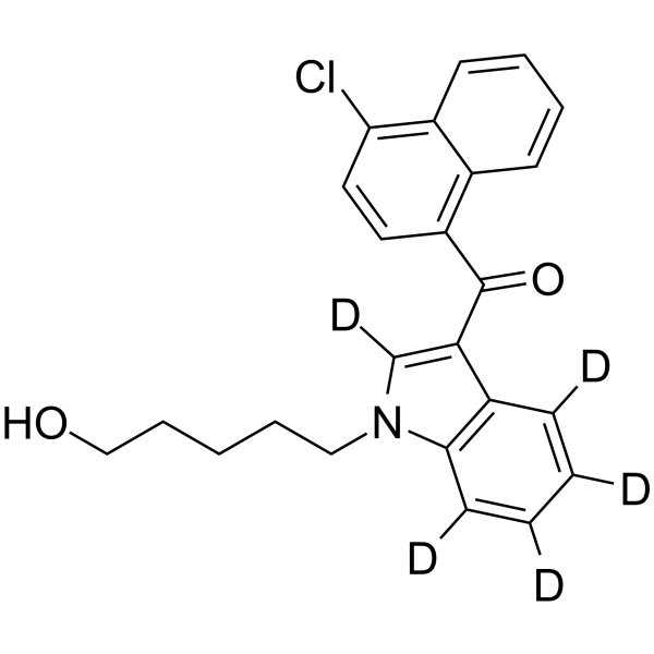 JWH 398 N-(5-hydroxypentyl) metabolite-d5