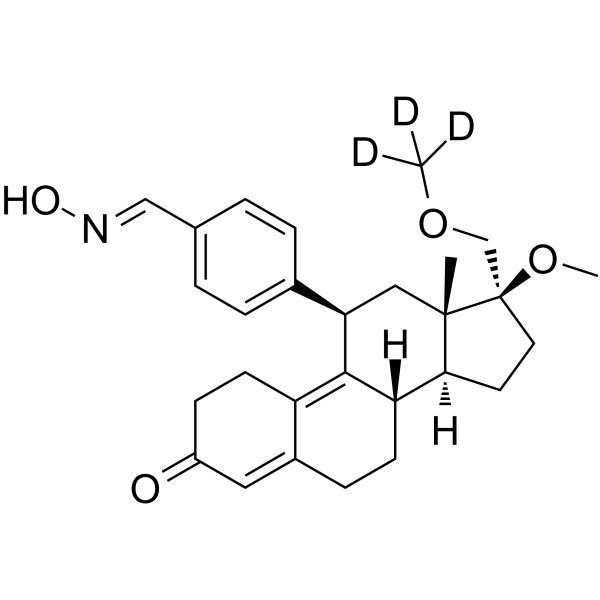 Asoprisnil-d3(Synonyms: J867-d3)