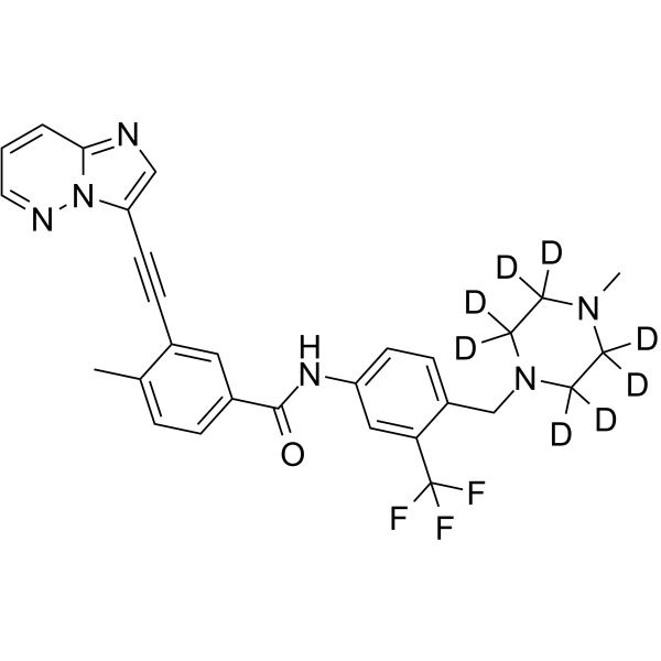 Ponatinib-d8(Synonyms: AP24534-d8)