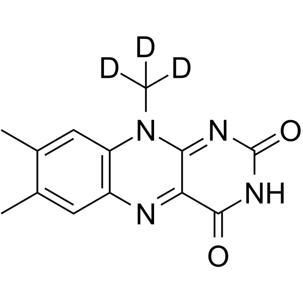 Lumiflavin-d3(Synonyms: Lumiflavine-d3)