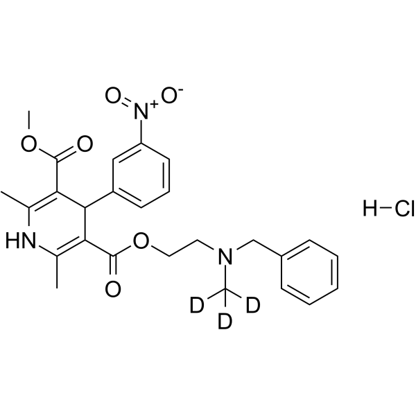 Nicardipine-d3 hydrochloride(Synonyms: 盐酸尼卡地平 D3; YC-93-d3)