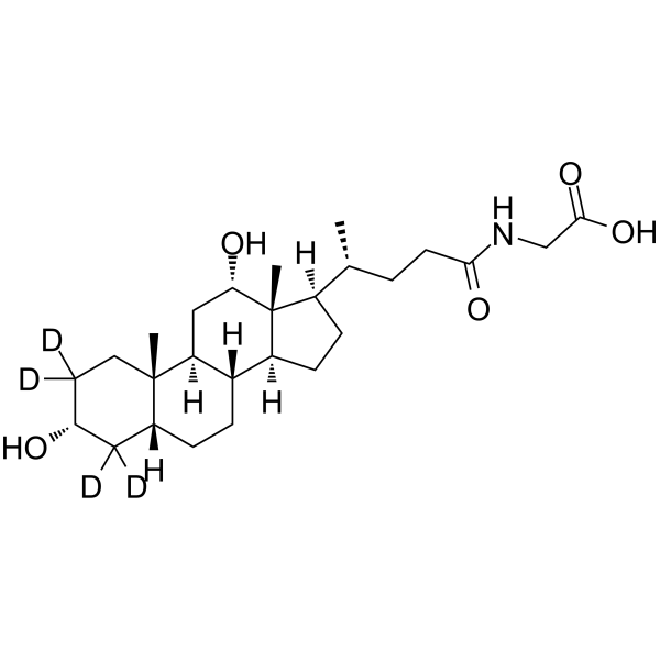 Glycodeoxycholic acid-d4(Synonyms: 甘氨脱氧胆酸 d4)