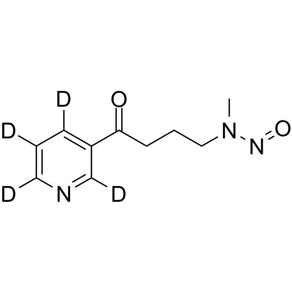 NNK-d4(Synonyms: 4-(N-Nitrosomethylamino)-1-(3-pyridyl)-1-butanone-d4)