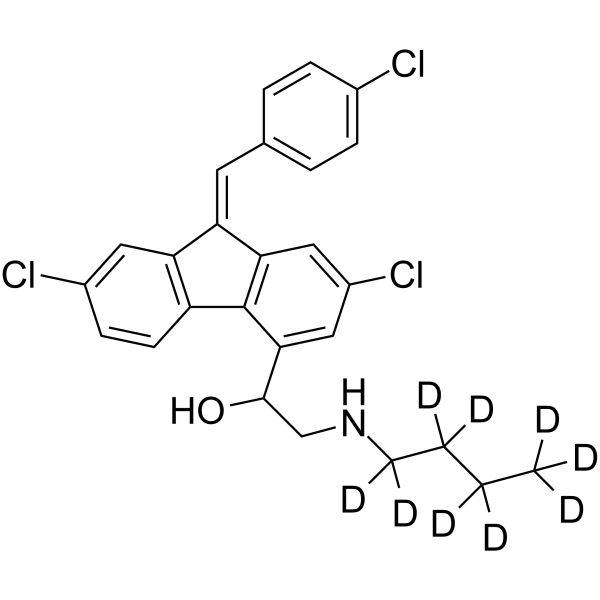 Desbutyl Lumefantrine D9(Synonyms: Desbutyl-benflumetol D9)