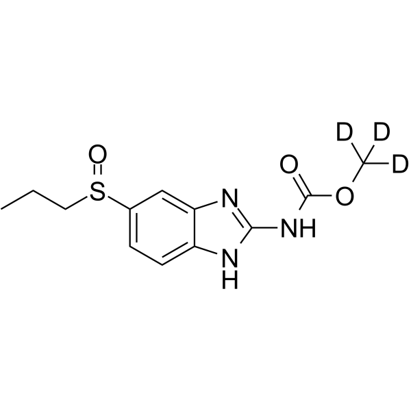 Albendazole sulfoxide D3(Synonyms: Ricobendazole D3;  Albendazole oxide D3)