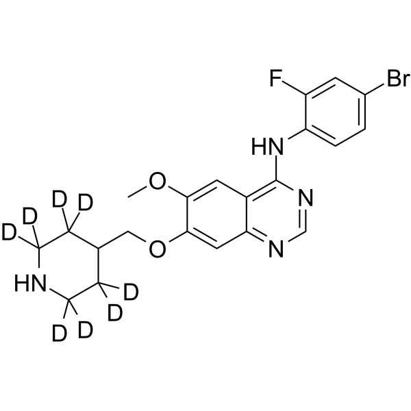 N-Demethyl Vandetanib-d8