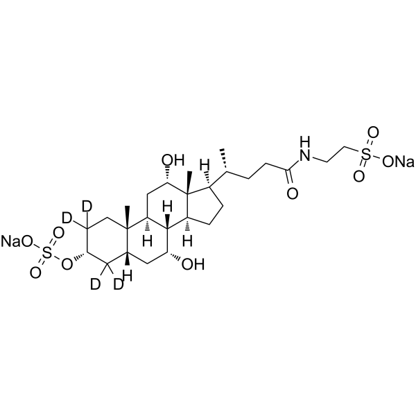 Taurocholic acid 3-sulfate-d4 disodium