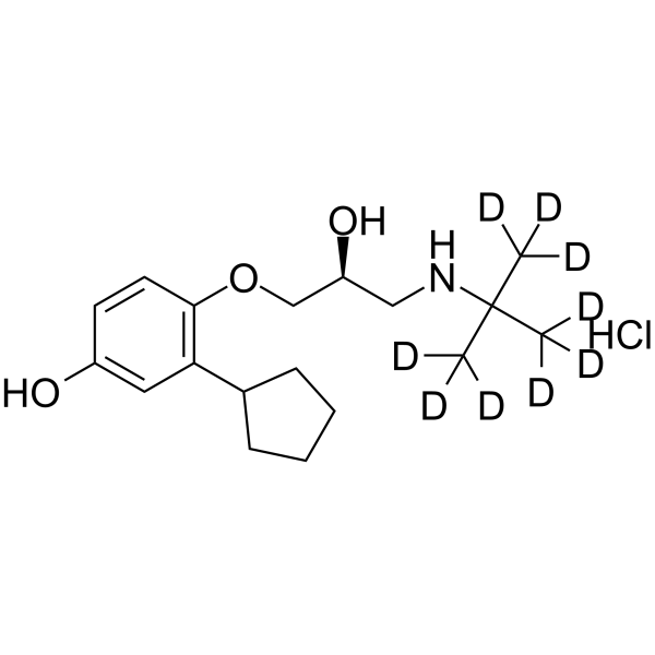 (S)-4-Hydroxy penbutolol-d9 hydrochloride