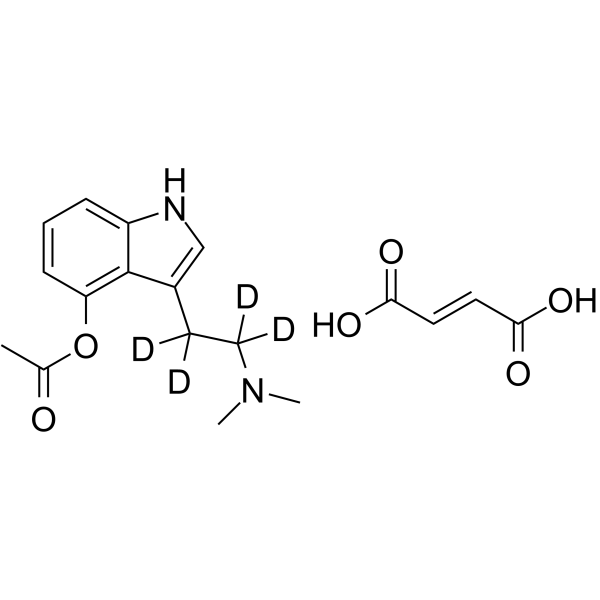 O-Acetyl psilocin-d4 fumarate