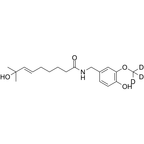 16-Hydroxy capsaicin-d3