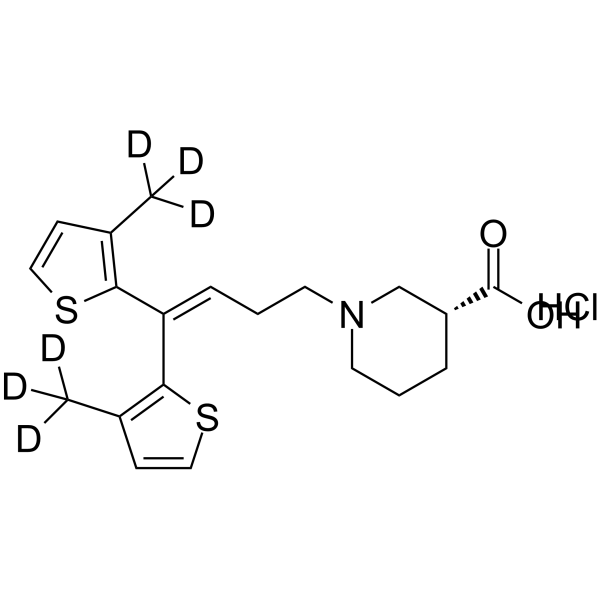 Tiagabine-methyl-d6 hydrochloride