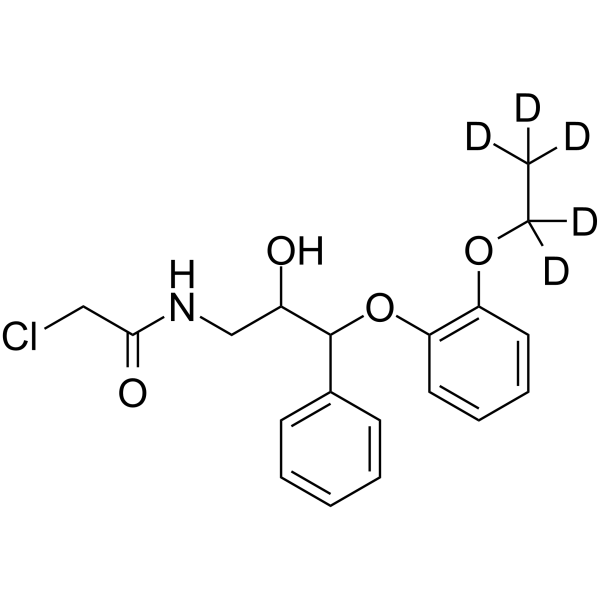 (2RS,3RS)-1-Chloroacetylamino-3-(2-ethoxy-d5-phenoxy)-2-hydroxy-3-phenylpropane