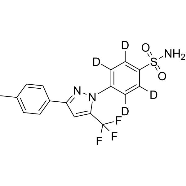 N-De(4-sulfonamidophenyl)-N’-[4-sulfonamido(phenyl-d4)] Celecoxib