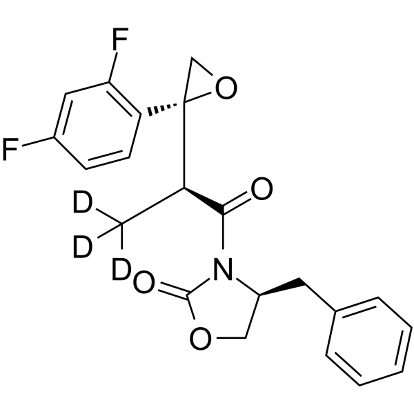 (4S)-3-[(2R)-2-[(2R)-2-(2,4-Difluorophenyl)oxiranyl]-1-oxopropyl]-4-benzyl-2-oxazolidinone-d3