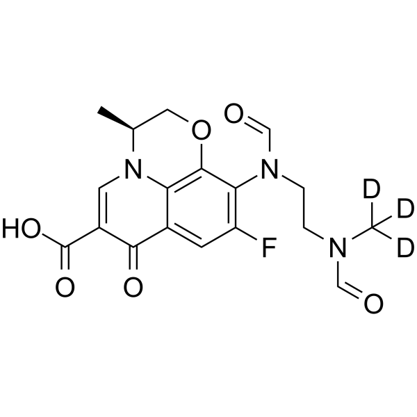 N,N’-Desethylene-N,N’-diformyl Levofloxacin-d3