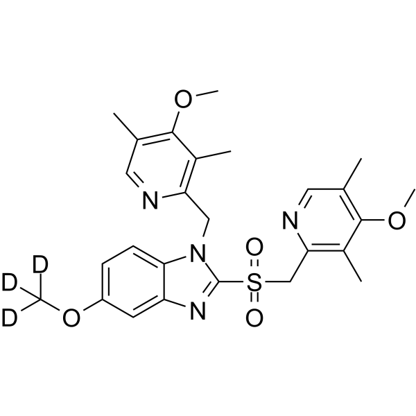 N-(4-Methoxy-3,5-dimethyl-2-pyridinyl)methyl Omeprazole-d3 Sulfone