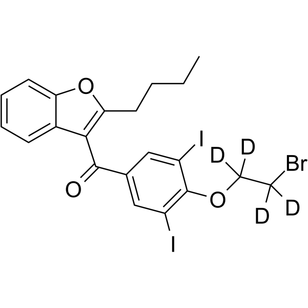 2-n-Butyl-4-[(2-bromoethoxy-d4)-3,5-diiodobenzoyl]benzofuran