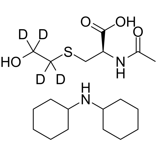 N-Acetyl-S-(2-hydroxyethyl)-L-cysteine-d4 dicyclohexylamine salt