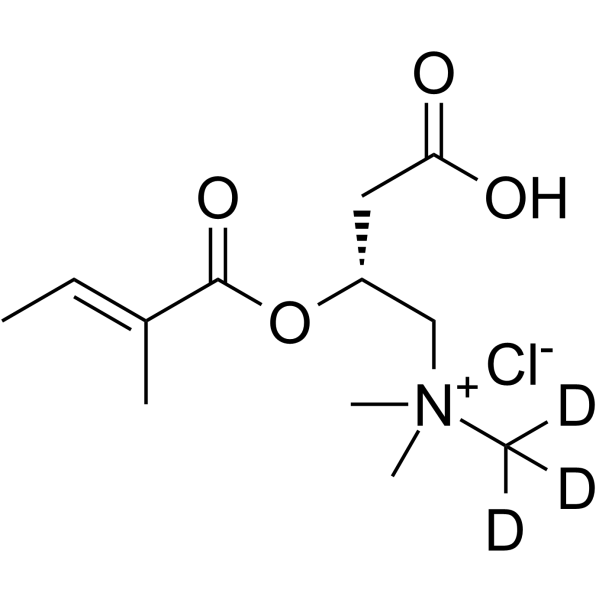 Tigloyl-L-carnitine-d3 chloride