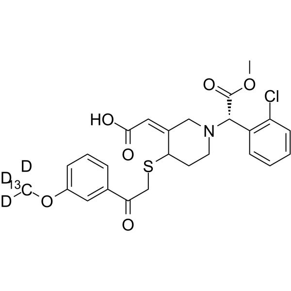 cis-Clopidogrel-MP derivative-13C,d3(Synonyms: Clopidogrel-MP-AM-13C,d3)