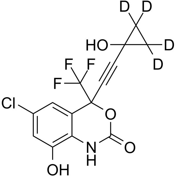 (Rac)-8,14-Dihydroxy Efavirenz-d4