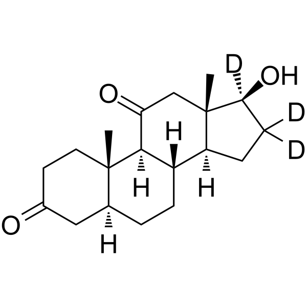 11-Ketodihydrotestosterone-d3(Synonyms: 11-KDHT-d3;  5α-Dihydro-11-keto testosterone-d3)