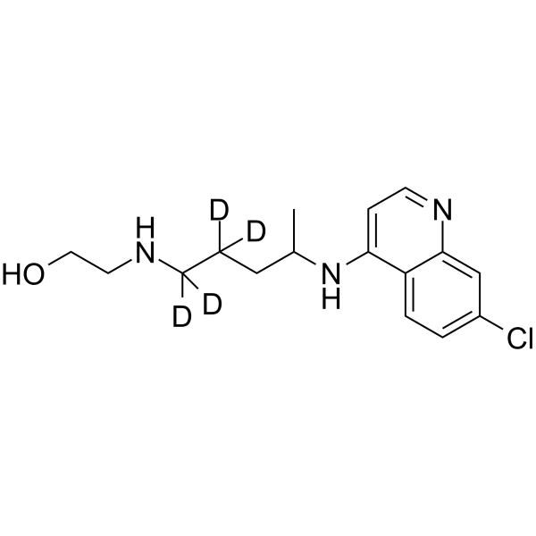 Cletoquine-d4-1(Synonyms: Desethylhydroxychloroquine-d4-1)