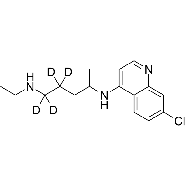 Desethyl chloroquine-d4