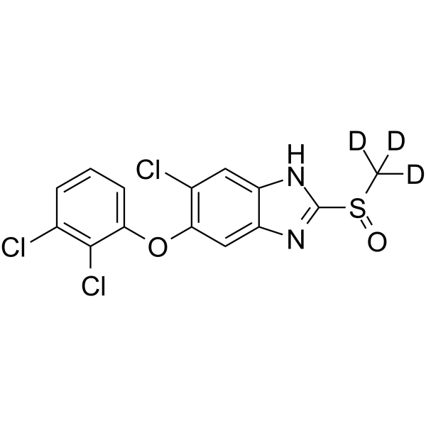 Triclabendazole sulfoxide-d3(Synonyms: TCBZ-SO-d3)