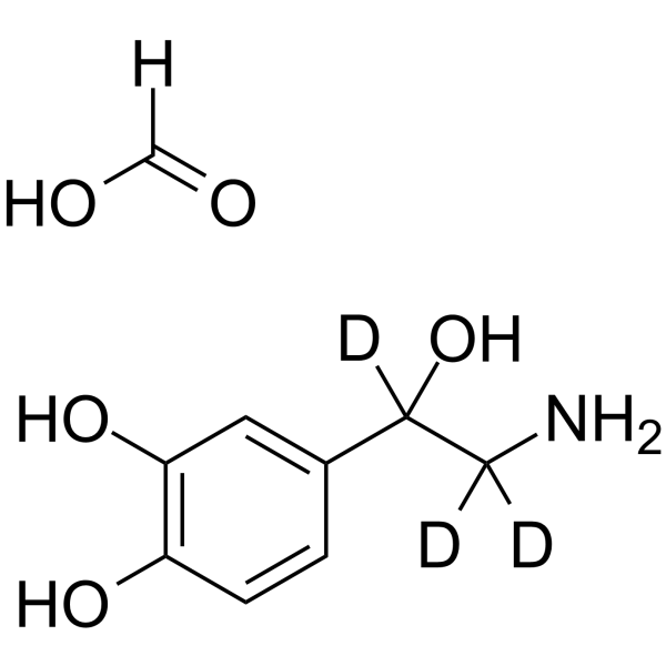 (Rac)-Norepinephrine-d3 (formate)