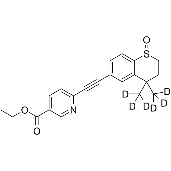 Tazarotene sulfoxide-d8