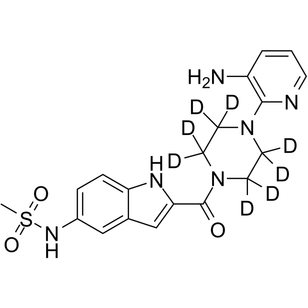 N-Desisopropyl Delavirdine-d8