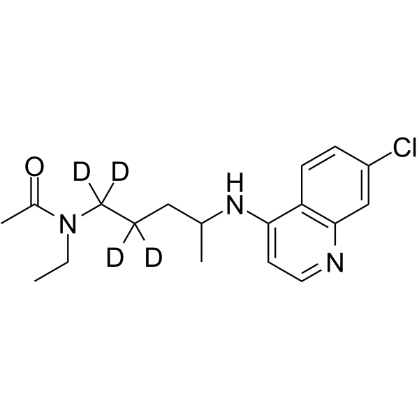 N-Acetyl(mono)desethylchloroquine-d4