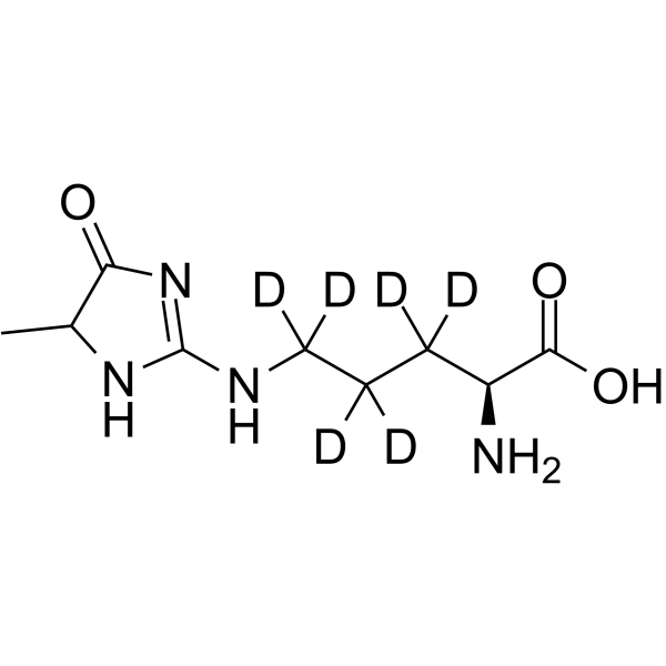N5-(5-hydro-5-methyl-4-imidazolon-2-yl) L-ornithine-d6