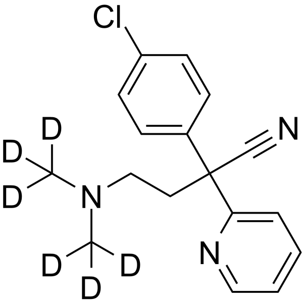 Chlorpheniramine nitrile-d6