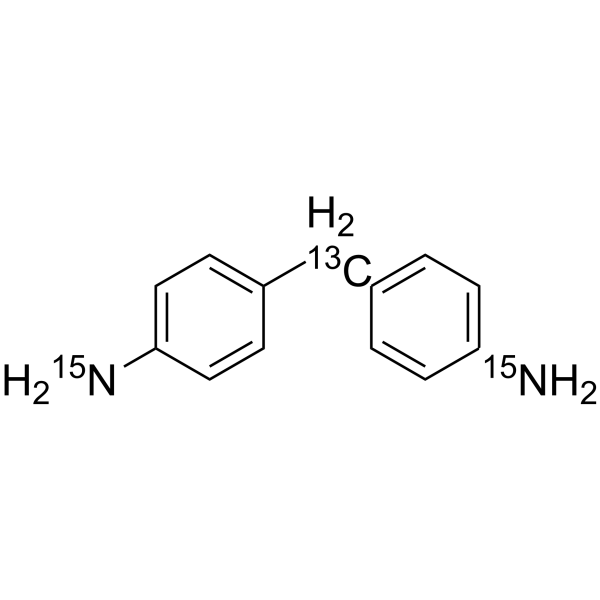 4,4′-Methylenedianiline-15N2, 13C