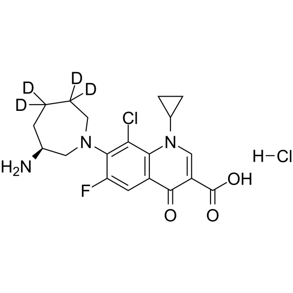 (S)-Besifloxacin azepine-5,5,6,6-d4 hydrochloride