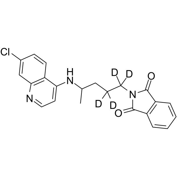 N-Didestethyl chloroquine phthalimide-d4